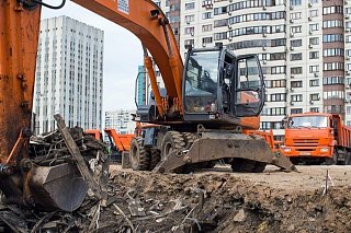 В поселке Назарьево в Зеленограде земельный участок освободили от ветхих построек