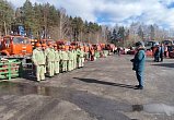 В Зеленограде прошел смотр готовности сводного отряда по тушению природных пожаров