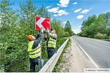 Более 600 знаков направления поворота обустроили на дорогах Солнечногорска