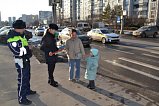Сотрудники Госавтоинспекции Зеленограда провели акцию «Пешеходный переход»