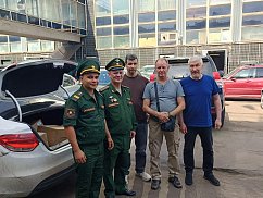 Очередная партия гуманитарной помощи отправлена нашим бойцам. 