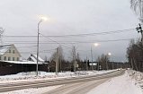 Линию освещения запустили в работу в деревне Голубое под Солнечногорском