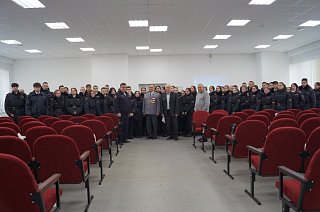 В Солнечногорске полицейские провели акцию «Урок мужества»