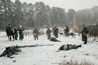У деревни Крюково встретились они