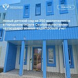 Новый детский сад на 250 воспитанников в городском округе Серпухов  поставлен на государственный кадастровый учет