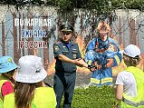 Юные жители Солнечногорска знакомятся с пожарным делом