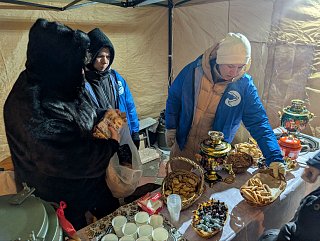 Волонтёры Единой России Солнечногорска приняли участие в крещенских купаниях