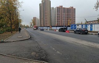 Завершить реконструкцию Заводской улицы в Зеленограде планируется до конца года