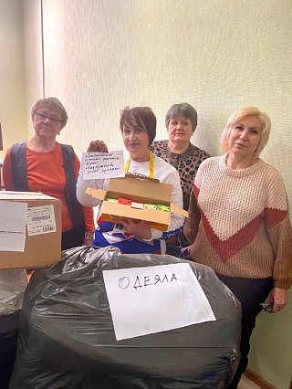 Помощь раненым в Луганске