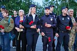 В Солнечногорске полицейские, ветераны и общественники приняли участие в акции «Свеча памяти»