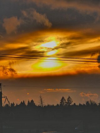 Закат над Зеленоградом от Леонида Денисова