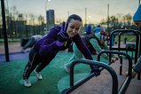 На двух спортивных площадках в Зеленограде проходят фитнес-тренировки на открытом воз-духе