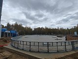 Работы по реконструкции катка в Матушкино выполнены на 70%