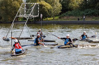 Кануполо на Большом городском пруду