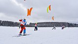 В Солнечногорске прошли традиционные соревнования по сноукайтингу
