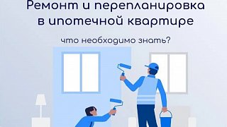 Жителям Подмосковья рассказали о нюансах при ремонте в ипотечной квартире