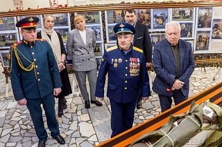 В школе №1150 Зеленограда состоялось открытие выставки, посвященной СВО