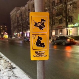 В Подмосковье 50 пешеходных переходов теперь предупреждают о безопасном переходе дороги с детьми