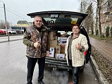 Очередная партия гуманитарного груза отправлена из Солнечногорска в зону проведения СВО 