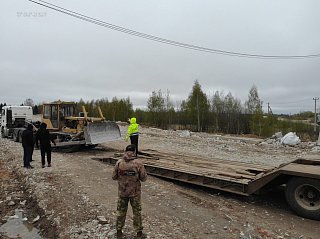 Сброс строительных отходов пресекли в Солнечногорске